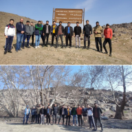 برگزاری اردوی فرهنگی، ورزشی با حضور دانشجویان پسر و بازدید از بوستان سنگی کمر مقبولا اولین و بزرگترین پارک سنگ نگاره های ایران 