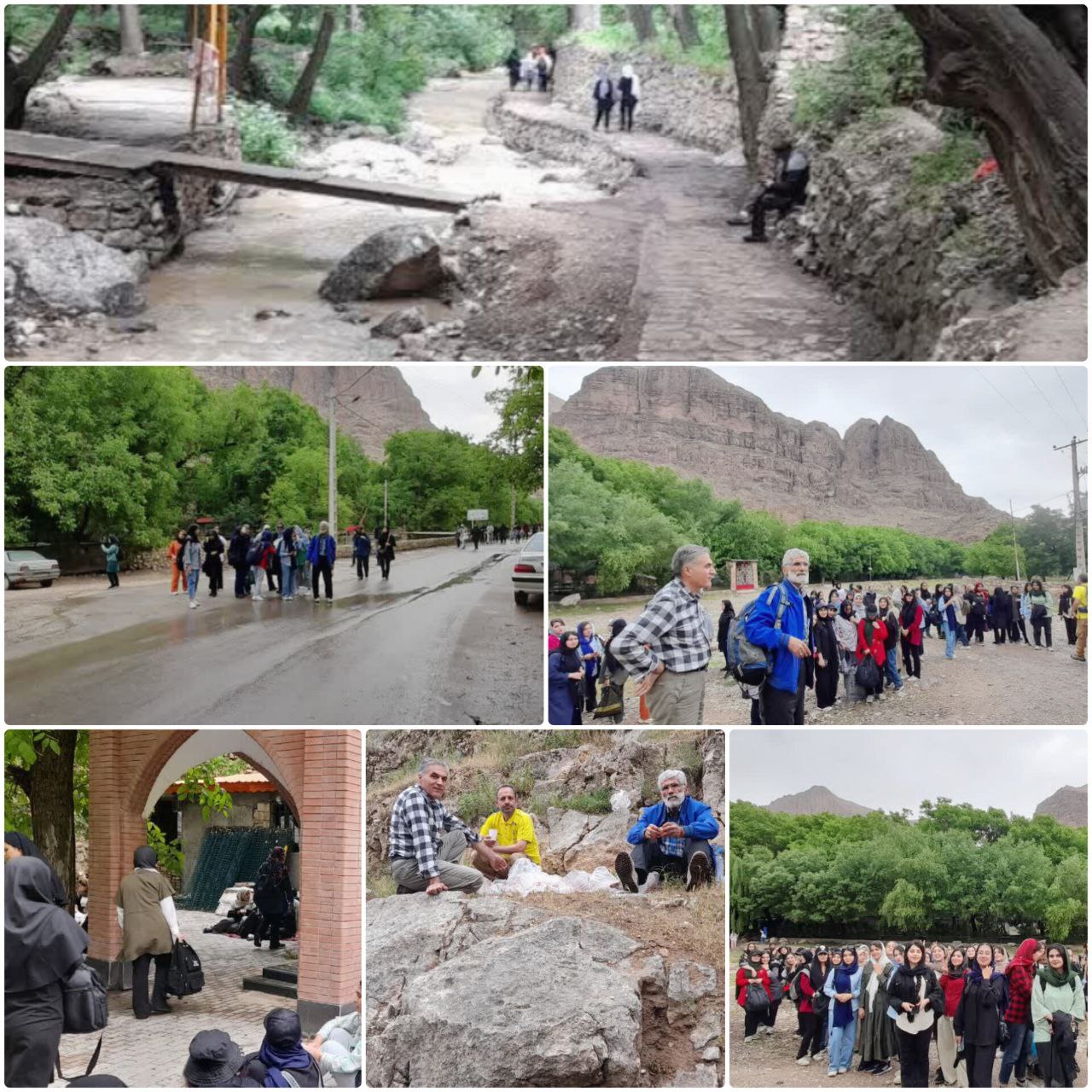 ه مناسبت هفته سراهای دانشجویی؛ طبیعت‌گردی دانشجویان دختر دانشگاه فردوسی مشهد در دامان سبز اخلمد