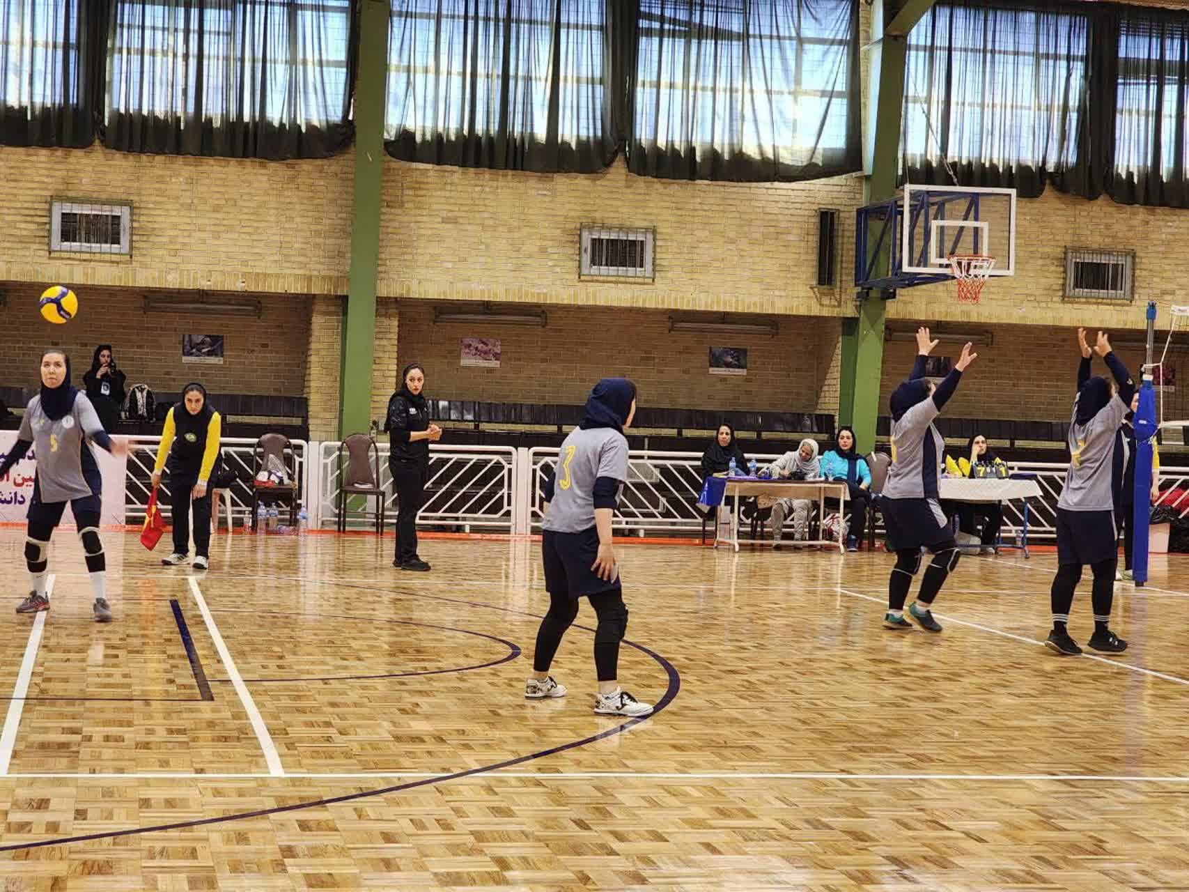 راهیابی به مرحله فینال توسط تیم والیبال دانشجویان دختر دانشگاه فردوسی مشهد در دومین المپیاد فرهنگی ورزشی دانشجویان بین الملل کشور 