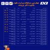 3.نتایج لحظه‌به‌لحظه و جدول امتیازات مسابقات قهرمانی بسکتبال ۳×۳ دانشجویان دختر دانشگاه‌ها و مؤسسات آموزش عالی کشور را از اینجا دنبال کنید.